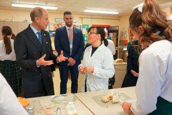 Duke of Edinburgh joins celebration of Joint Award Initiative at Armagh school