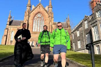 Pair complete mammoth trek to raise vital funds for mission
