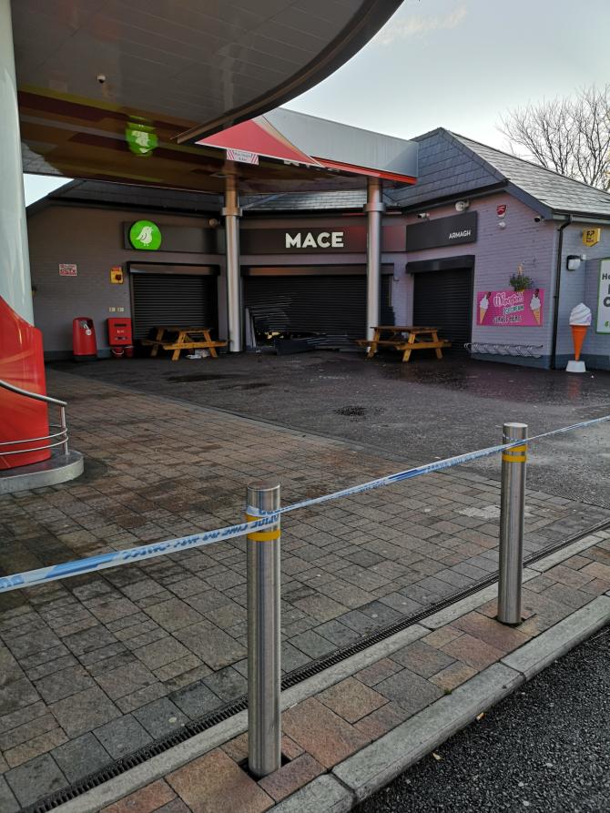 Armagh petrol station ramraided in overnight burglary Alpha Newspaper
