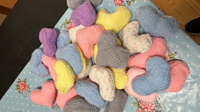 Quite a reaction to REACT's 'knitting for others' projects