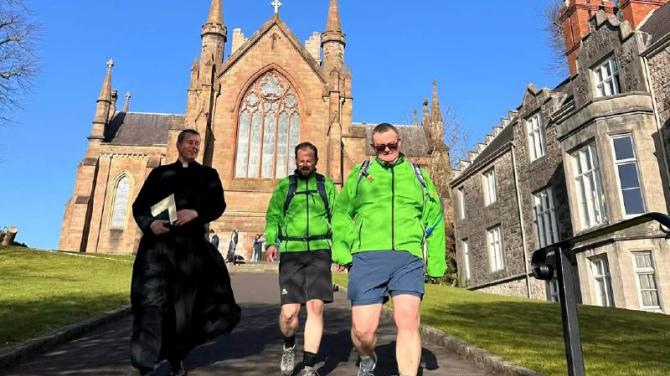 Pair complete mammoth trek to raise vital funds for mission